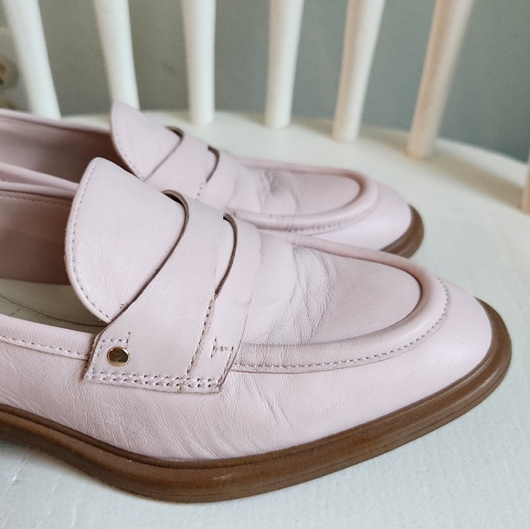 Franco Sarto pink leather loafers US 6 - Picture 8 of 11